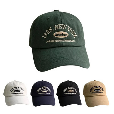 Бейзболни шапки Регулируеми ежедневни памучни шапки за слънце за мъже и жени Модни едноцветни спортни шапки Snapback Шапки за слънце