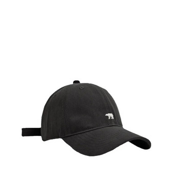 Μόδα καπέλο μπέιζμπολ για γυναίκες και άνδρες Κέντημα πολική αρκούδα Hip hop Snapback Καπέλα Βαμβακερά Καπέλα ηλίου Unisex Καπέλα μονόχρωμη γείσο