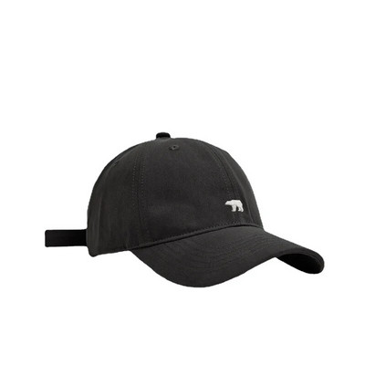 Madingos beisbolo kepuraitės moterims ir vyrams Siuvinėjimo poliarinis lokys Hip Hop Snapback kepurės Medvilninės kepurės nuo saulės Unisex vienspalvės kepurės su skydeliu