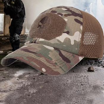 Καμουφλάζ Military Baseball Caps Army Combat Paintball Μπάσκετ Ποδόσφαιρο Classic Snapback Καπέλα ηλίου ανδρών