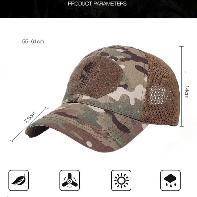 Kamuflažne vojne bejzbol kape Army Combat Paintball Košarka Nogomet Klasične Snapback Kape za sunce Muškarci