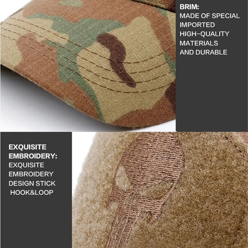Kamuflažne vojne bejzbol kape Army Combat Paintball Košarka Nogomet Klasične Snapback Kape za sunce Muškarci