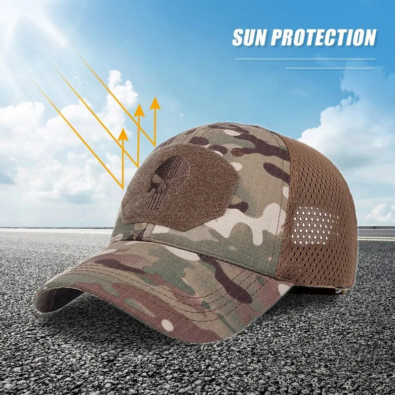 Kamuflažne vojne bejzbol kape Army Combat Paintball Košarka Nogomet Klasične Snapback Kape za sunce Muškarci
