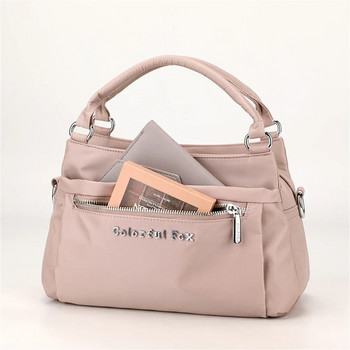 Дамска водоустойчива найлонова чанта през рамо Дамски луксозни дизайнерски едноцветни дамски чанти и портмоне Дамски ежедневни чанти с възглавници през рамо