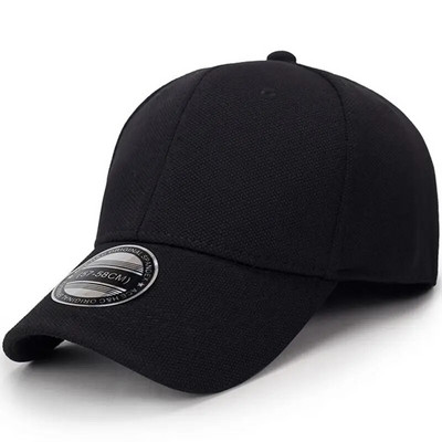 COKK Baseball Cap Muški Snapback Šeširi Uklopljena Zatvorena Puna Kapa Ženska Gorras Bone Muška Trucker Hat Casquette Outdoor Black