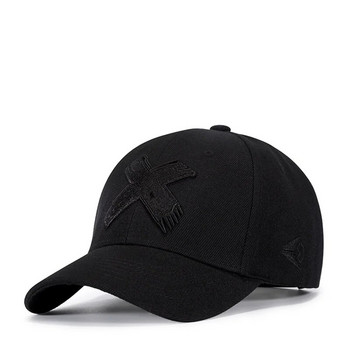 Καπέλο μπέιζμπολ ανδρικό καπέλο μπαμπάς Γυναικείο κέντημα Casual X Caps Bend Visor Ρυθμιζόμενο βαμβακερό ανδρικό κοκάλινο μαύρο καπέλο με κόκκαλο Garros