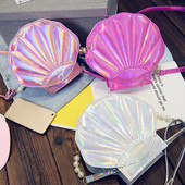 Djevojačke torbice i ručne torbice Laser Shell torbe preko ramena za žene Mali novčanik torbica Ženska torba na rame