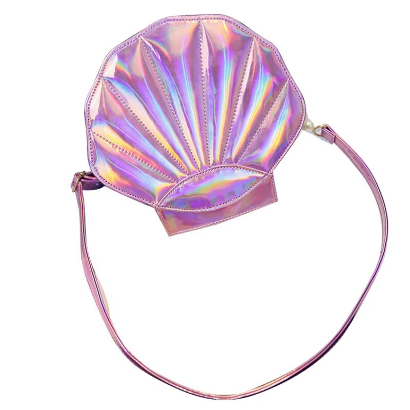 Djevojačke torbice i ručne torbice Laser Shell torbe preko ramena za žene Mali novčanik torbica Ženska torba na rame