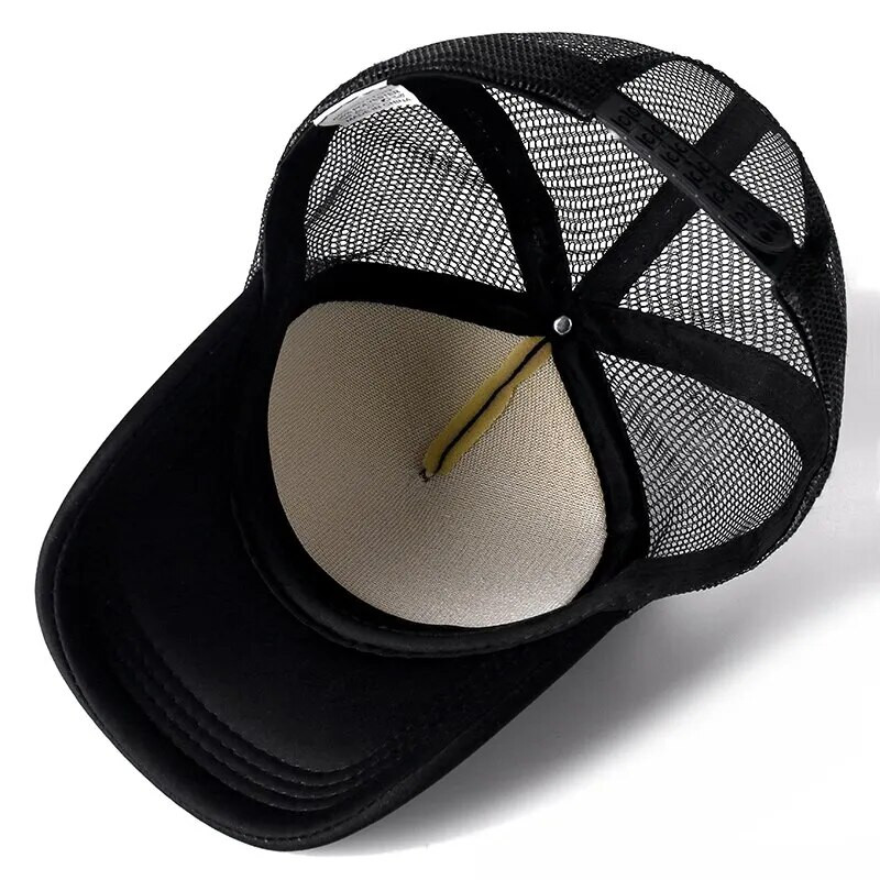 Unisex kapa, ležerna, obična mrežasta bejzbol kapa, podesive kape s leđima za žene, muškarce, hip-hop, kapa za kamiondžije, ulična odjeća, tatin šešir