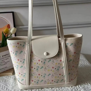 Модна чанта за едно рамо Miyagawa Niche Design Flowers 2023 Causal Нова чанта с голям капацитет за японски момичета Пътна чанта