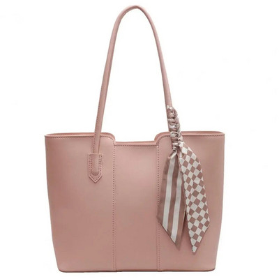 Moteriškas pečių krepšys Stilingas dirbtinės odos krepšys moterims Talpios rankinės, skirtos biuro mokykloms, talpus pečių krepšys