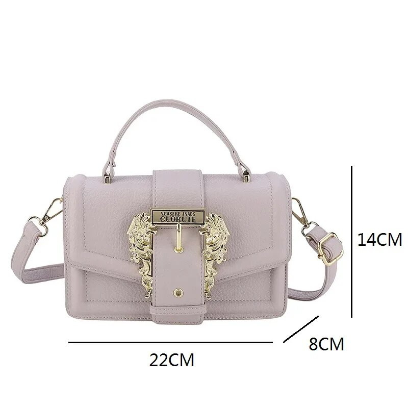 Luxus tervezői kézitáskák nőknek Retro nagy csatos nyeregtáskák Új trend Crossbody táskák Női szögletes táskák divatos bevásárlótáskák