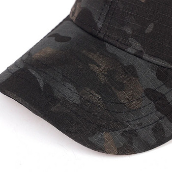 Διχτυωτό Καλοκαιρινό καπέλο για άντρες Γυναικεία Ρυθμιζόμενο καπέλο μπέιζμπολ Ανδρικά καπέλα φορτηγού Καπέλα καμουφλάζ ζούγκλας Tactical