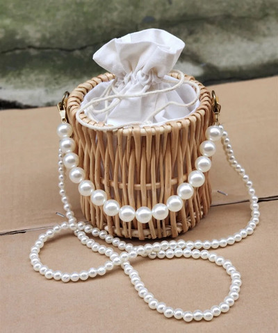 Slamnate torbe preko ramena za žene Male ručne torbe od ratana Ženska torba za odmor na plaži