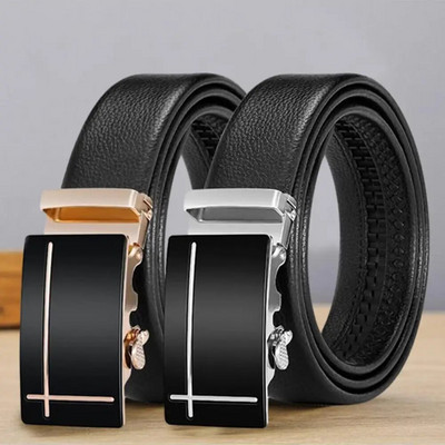 Men Faux Leather Belt Automatic Buckle Belt Fashion Belts Genune Leather Luxury Belts for Men Business Luxury Designer Clothes