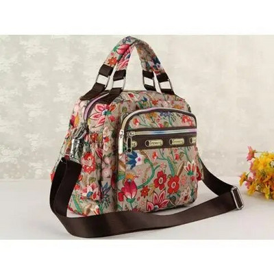 Proljeće jesen 2023. Nova kurirska torba na rame Višeslojna vodootporna ručna torba s patentnim zatvaračem velikog kapaciteta, lagana torba za majke, cvjetna