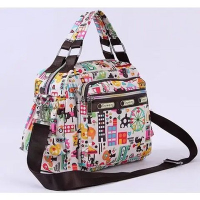 Proljeće jesen 2023. Nova kurirska torba na rame Višeslojna vodootporna ručna torba s patentnim zatvaračem velikog kapaciteta, lagana torba za majke, cvjetna