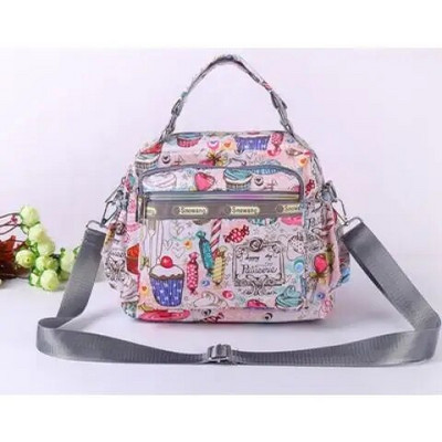 Proljeće jesen 2023. Nova kurirska torba na rame Višeslojna vodootporna ručna torba s patentnim zatvaračem velikog kapaciteta, lagana torba za majke, cvjetna