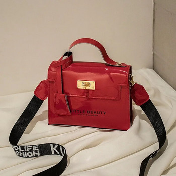 Нова модна дамска дамска чанта Тенденция Луксозна дамска чанта Дамска гладка козметична чанта Модна дамска чанта с верига с едно рамо