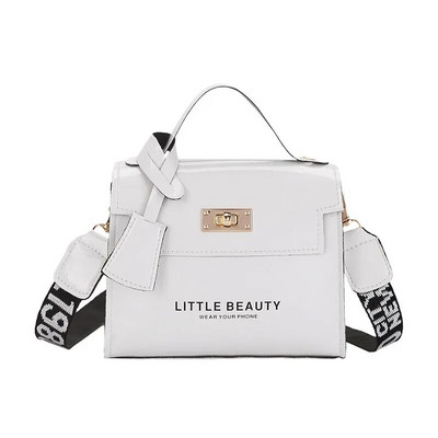 Нова модна дамска дамска чанта Тенденция Луксозна дамска чанта Дамска гладка козметична чанта Модна дамска чанта с верига с едно рамо