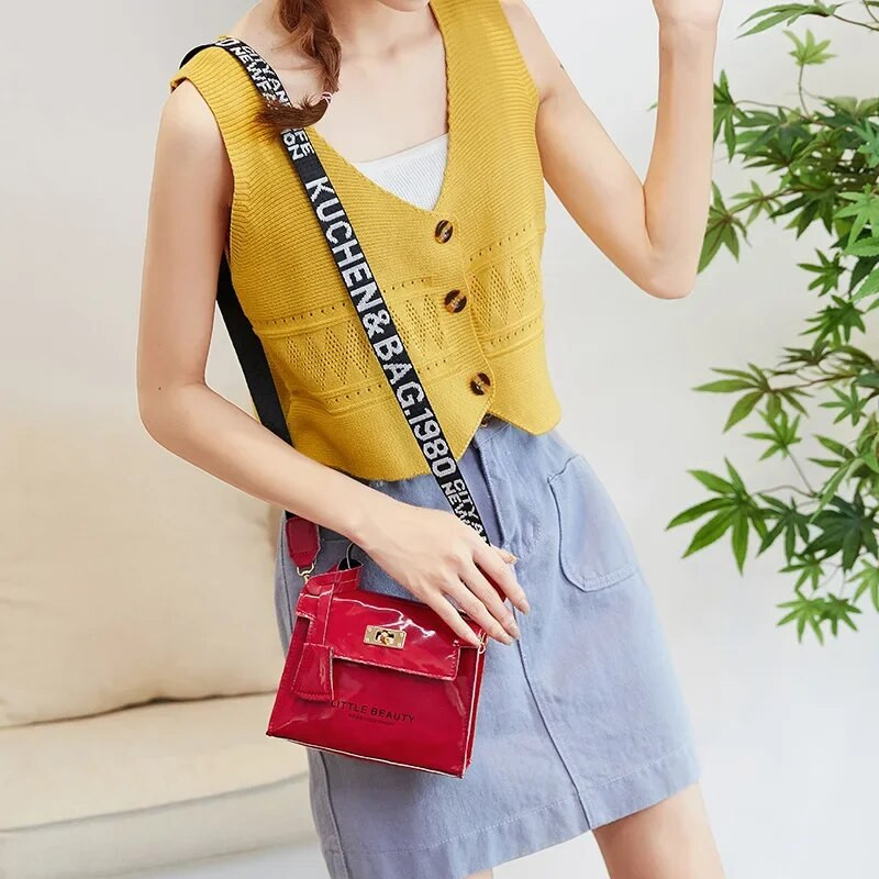 Uus mood naiste käekott Trend Luksuslik käekott naistele sile kosmeetikakott Moekott Naiste ühe õlaga käekott