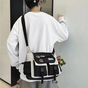 Casual Nylon τσάντα χιαστί για άνδρες Γυναίκες Εφηβική Τσάντα Messenger Μεγάλης χωρητικότητας Φοιτητική τσάντα μονής ώμου για ταξίδι Καθημερινή χρήση