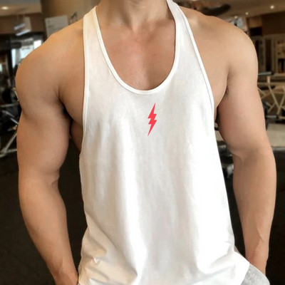 2023 Muškarci Fitness Gyms Tank Workout Majica bez rukava Pamučni prsluk za trčanje u teretani Bodybuilding potkošulja Muške Stringer Fitness majice bez rukava