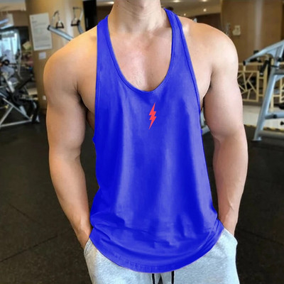 2023 Muškarci Fitness Gyms Tank Workout Majica bez rukava Pamučni prsluk za trčanje u teretani Bodybuilding potkošulja Muške Stringer Fitness majice bez rukava