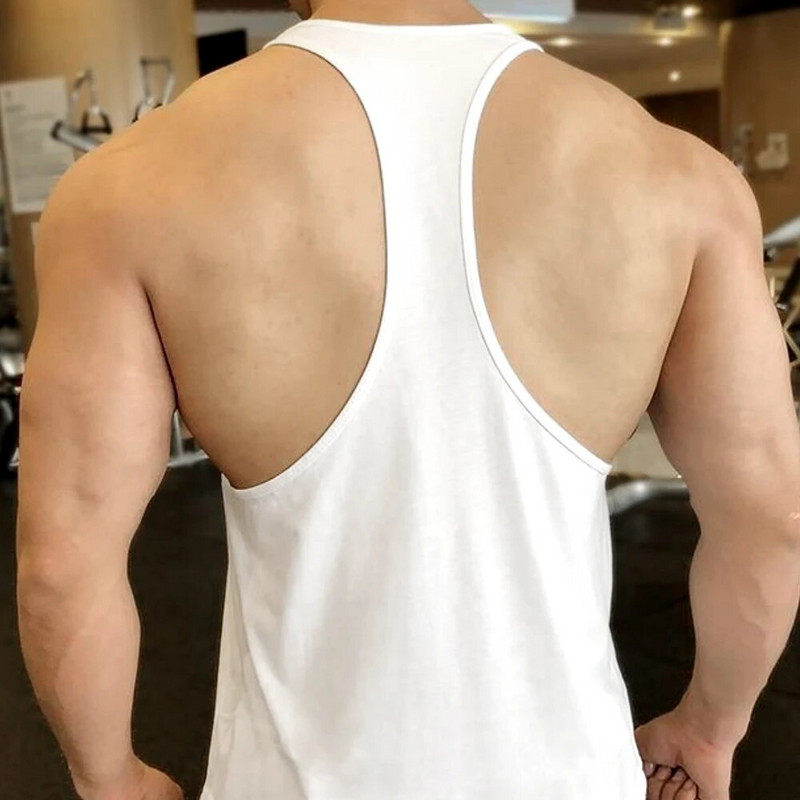 2023 Muškarci Fitness Gyms Tank Workout Majica bez rukava Pamučni prsluk za trčanje u teretani Bodybuilding potkošulja Muške Stringer Fitness majice bez rukava