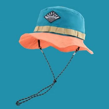 Японска бързосъхнеща опаковъчна шапка Рибарска шапка Дамска лятна слънчева туристическа чанта Планинарство Развлечение Ваканционна козирка Шапка с кофа