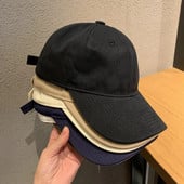 Retro jednobojna uniseks bejzbol kapa, mekana pamučna vanjska kapa za zaštitu od sunca za muškarce, žene, prilagodljive hip hop kape za sve vrste