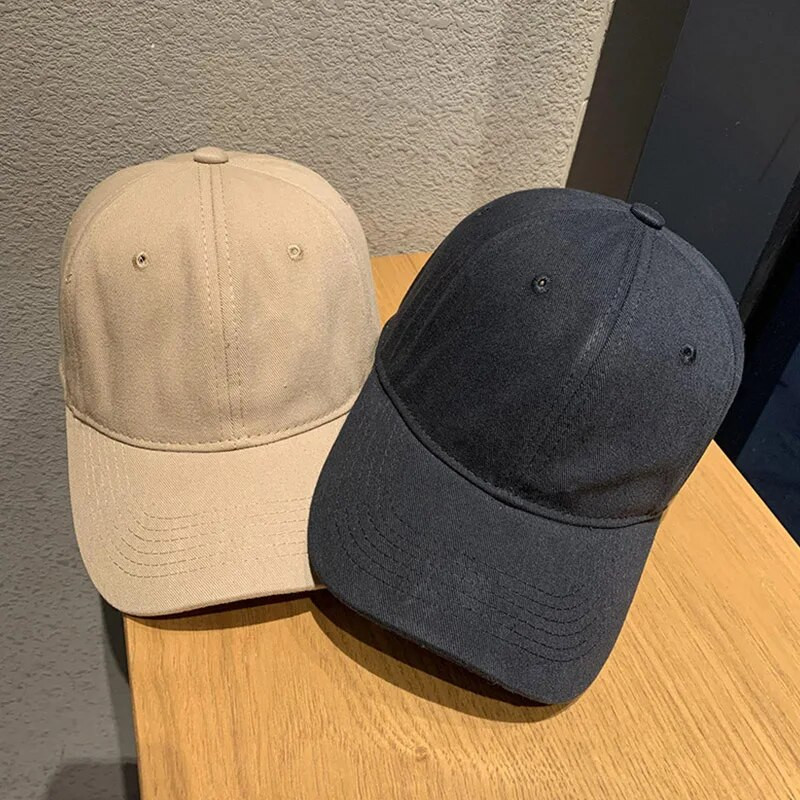 Retro jednobojna uniseks bejzbol kapa, mekana pamučna vanjska kapa za zaštitu od sunca za muškarce, žene, prilagodljive hip hop kape za sve vrste