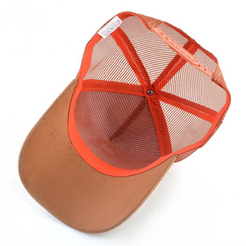 Нови модни бейзболни шапки Мъже Дами Мрежести бейзболни шапки Snapback с кръпка за конска бродерия Камион Casquette Летни шапки с козирка