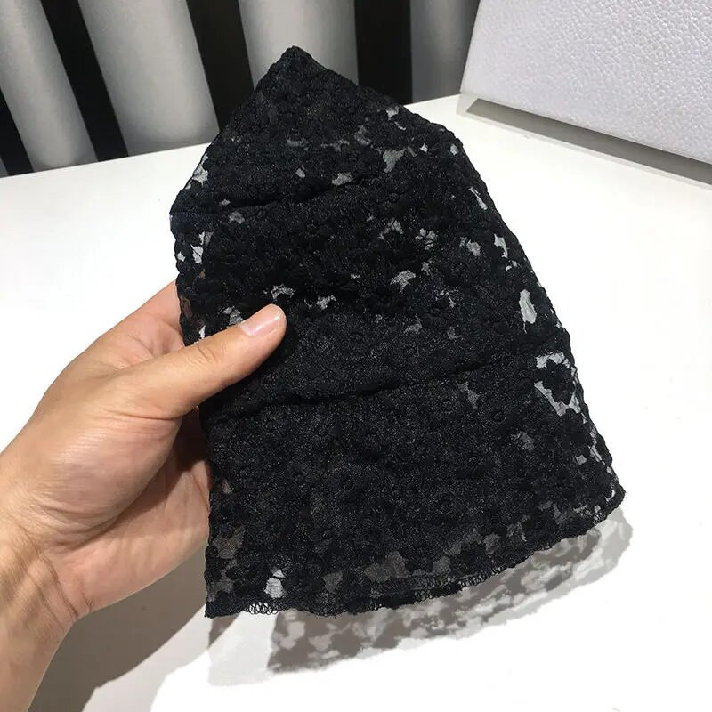 Daisy Tikitud Ämbrid Naiste müts Läbipaistev Panama Naiste Pits Lill Rannamütsid Snapback Mood Päikesemütsi Suvine Virnastatav