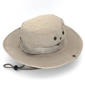 Bucket Hat Safari Boonie šešir Muški Panama Pamuk za ribolov na otvorenom Unisex Ženski ljetni Lovački Bob Zaštita od sunca Vojni Boonie šeširi
