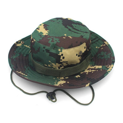 Bucket Hat Safari Boonie šešir Muški Panama Pamuk za ribolov na otvorenom Unisex Ženski ljetni Lovački Bob Zaštita od sunca Vojni Boonie šeširi