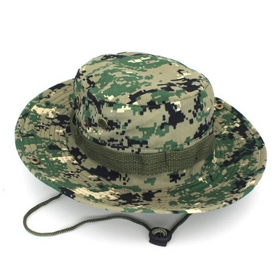 Bucket Hat Safari Boonie šešir Muški Panama Pamuk za ribolov na otvorenom Unisex Ženski ljetni Lovački Bob Zaštita od sunca Vojni Boonie šeširi