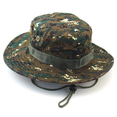 Bucket Hat Safari Boonie šešir Muški Panama Pamuk za ribolov na otvorenom Unisex Ženski ljetni Lovački Bob Zaštita od sunca Vojni Boonie šeširi