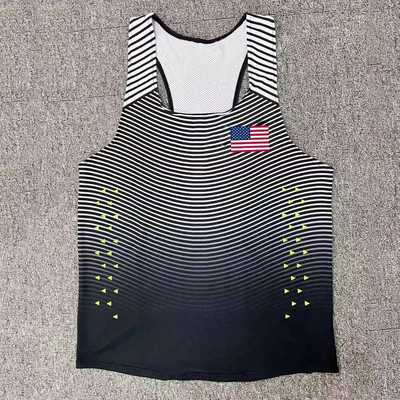 Vyriški madingi bėgimo maratono vienetai be rankovių liemenės be rankovių vyriški sportiniai žaidimai