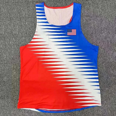 Vyriški madingi bėgimo maratono vienetai be rankovių liemenės be rankovių vyriški sportiniai žaidimai