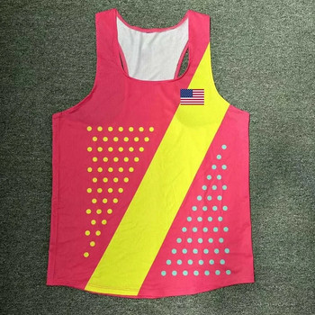 Brand Run Athletics Tank Top Runnning Speed Singlet Fitness Πουκάμισο Ανδρικά ρούχα Αμάνικο Γιλέκο Αθλητικό Μονό Στίβου