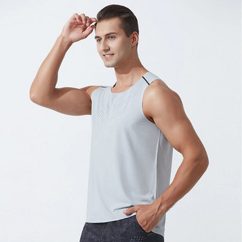 Αθλητικό ανδρικό πουκάμισο για τρέξιμο Quick Dry Αμάνικο ανδρικό μπλουζάκι γυμναστικής Μπλούζες γυμναστικής που αναπνέουν πουκάμισα προπόνηση Bodybuilding γιλέκα