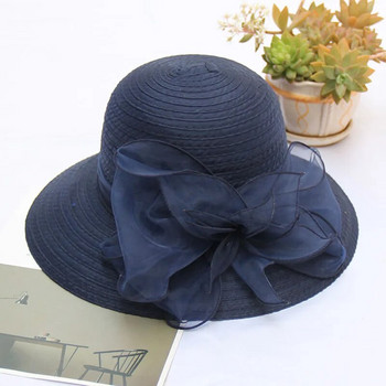 2023 Υψηλής ποιότητας καπέλο λουλουδιών για γυναίκες Νέο καπέλο λεκάνης που αναπνέει, γυναικείο κομψό αντηλιακό καπέλο ψαρά, καλοκαιρινό αντηλιακό καπέλο