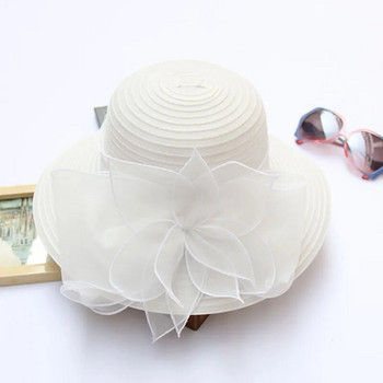 2023 Висококачествена шапка тип кофа с цветя за жени Нова дишаща шапка за мивка дамски елегантен сенник Рибарска шапка лятна слънцезащитна шапка