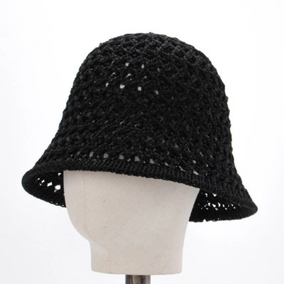 2023. NOVA Prozračna pletena kapa za žene Ljetni laneni ribarski šešir Temperamentan suncobran Kape za umivaonik Šešir za plažu