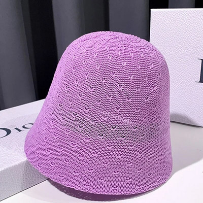 Šuplji pleteni prozračni šešir za žene Modni ribarski šešir ljeto 2023. Dizajnerski šešir crne kape za umivaonik za žene