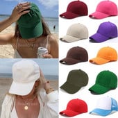 2022. Nova crna kapa Jednobojna bejzbol kapa Snapback Kape Šeširi s kasetama Uklopljeni ležerni hip hop tatin šeširi za muškarce Žene Uniseks