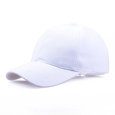 2022. Nova crna kapa Jednobojna bejzbol kapa Snapback Kape Šeširi s kasetama Uklopljeni ležerni hip hop tatin šeširi za muškarce Žene Uniseks