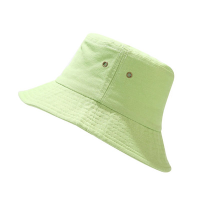 Fluorescentno zeleni šešir Four Seasons u boji slatkiša Personalizirani modni stil za ulični ples Ženski i muški ribarski šešir