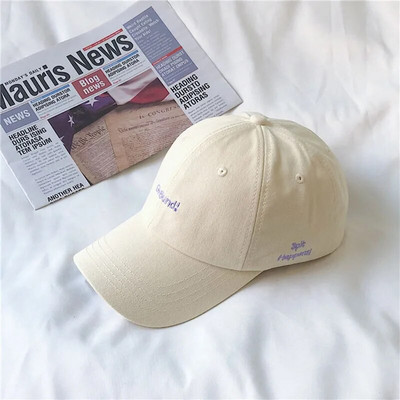 Modna bejzbol kapa s vezom s slovom, uniseks, meki gornji dio, podesiva sportska kapa za sunce, žene, muškarci, ležerne hip-hop kape za tate